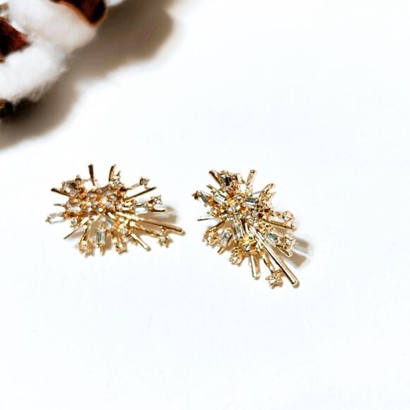 Sun radiant stud earrings N134 - Picture 6 of 6